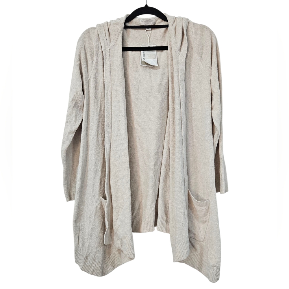 NWT Barefoot Dreams CozyChic Lite Ribbed Cuff Coastline Cardigan Size L
